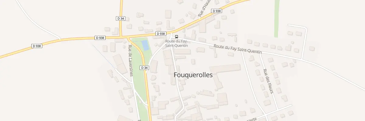 Plan du 20 Gr Grande Rue à Fouquerolles