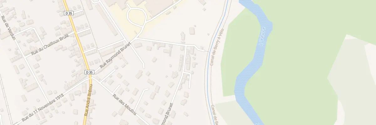 Plan du 17 Rue Raymond Brunet à Mehun-sur-Yèvre