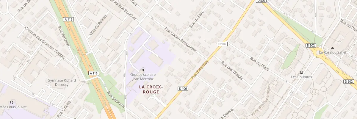 Plan du 88 Rue d’Herblay à Taverny