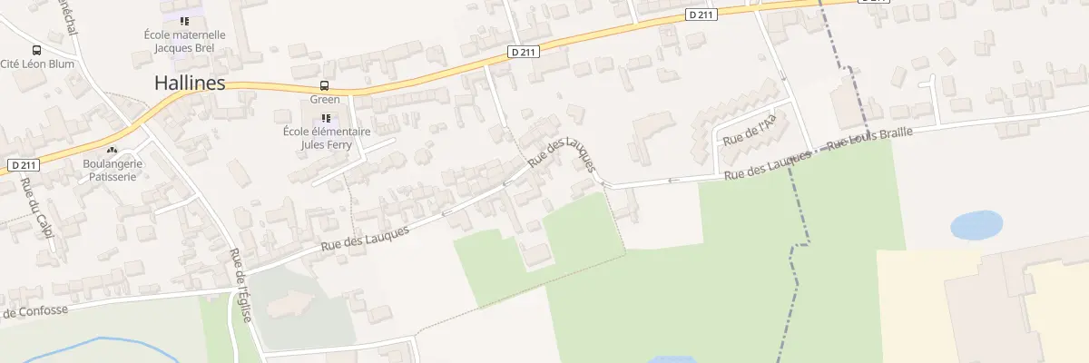 Plan du 11 Rue des Lauques à Hallines