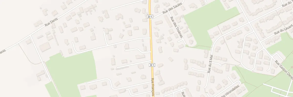 Plan du 732 Rue François Mitterrand à Loon-Plage