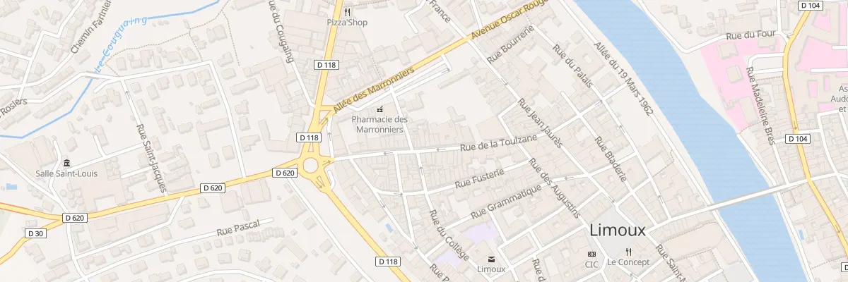 Plan du 26 Rue de la Toulzane à Limoux