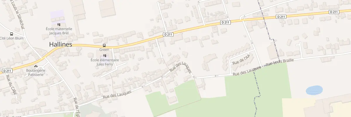 Plan du 40 Rue des Lauques à Hallines