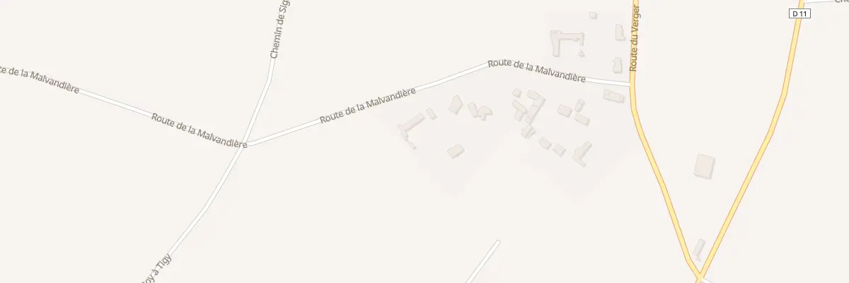 Plan du 29 Rte de la Malvaudiere à Sigloy