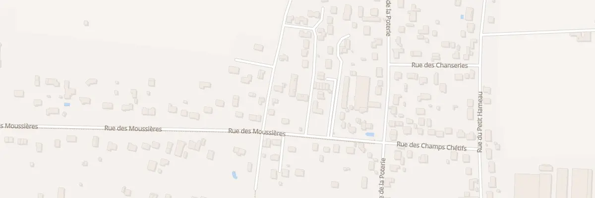 Plan du 14 Rue des Moussières à Châteauneuf-sur-Loire