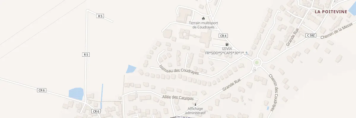 Plan du 34 Hameau des Coudrayes à Villejust
