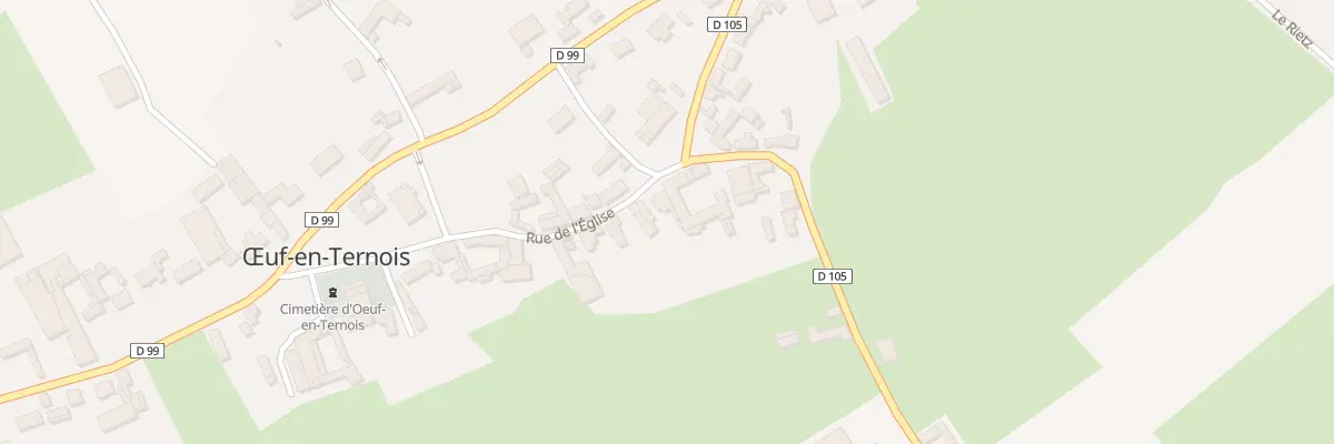 Plan du 16 Rue de l’Eglise à Œuf-en-Ternois