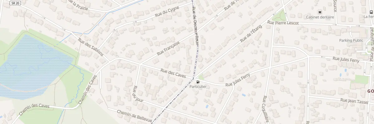 Plan du 14 Rue du Docteur Roux à Vauhallan