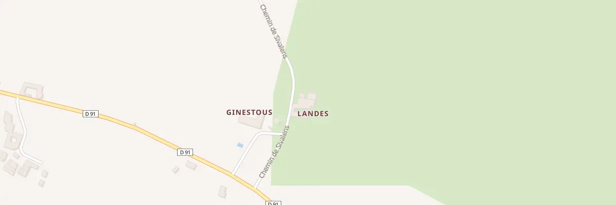 Plan du 136 Che de Sivalens à Valderiès
