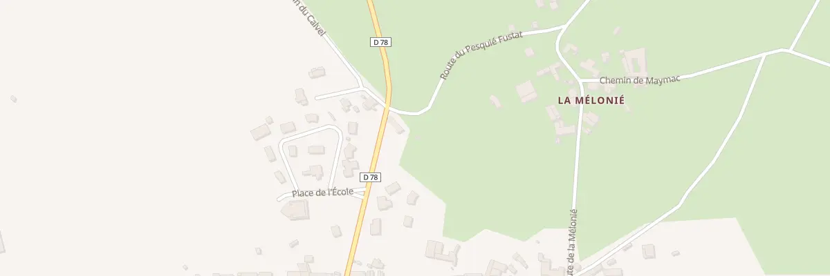 Plan du 2 Rte du Pesquie Fustat à Sainte-Gemme