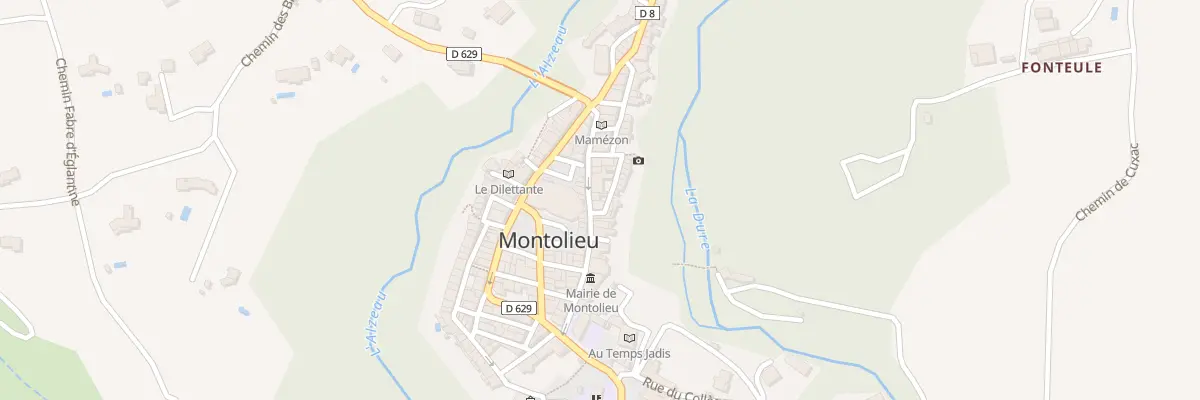 Plan du 26 Rue de la Mairie à Montolieu