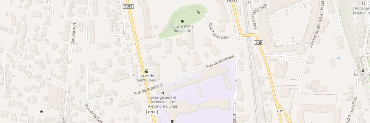 Plan du 4 Rue de Buzenval à Saint-Cloud