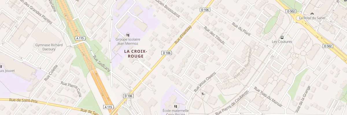 Plan du 83 Rue d’Herblay à Taverny