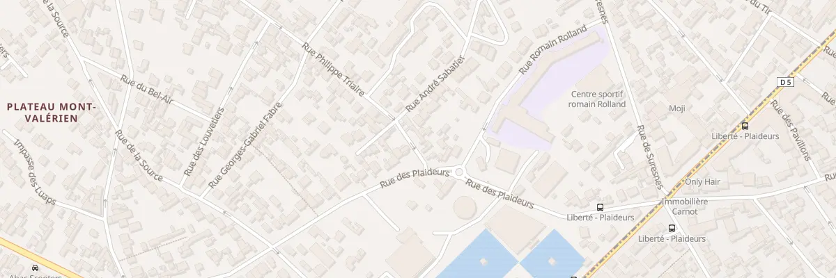 Plan du 247 Rue Philippe Triaire à Nanterre