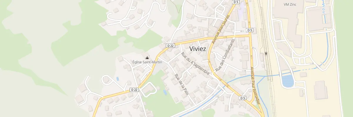 Plan du 4 Rue Arsene Soulage à Viviez