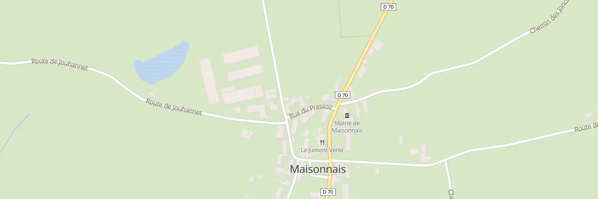 Plan du 62 Rue du Pressoir à Maisonnais