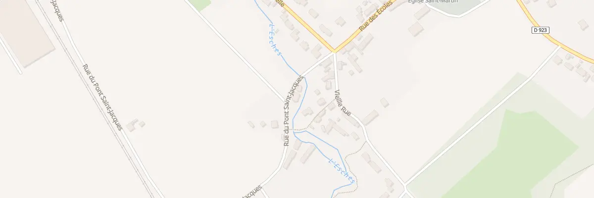 Plan du 2 Rue du Pont St Jacques à Belle-Église