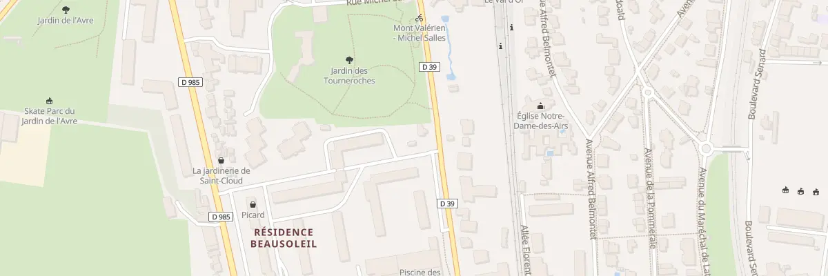 Plan du 27 Rue du Mont Valérien à Saint-Cloud