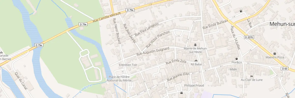 Plan du 15 Rue Augustin Guignard à Mehun-sur-Yèvre