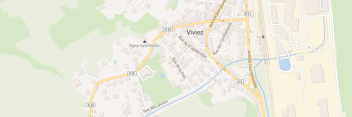 Plan du 5A Rue de la Paix à Viviez
