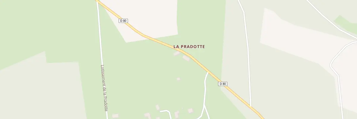 Plan du 3 La Pradotte à Bellechassagne