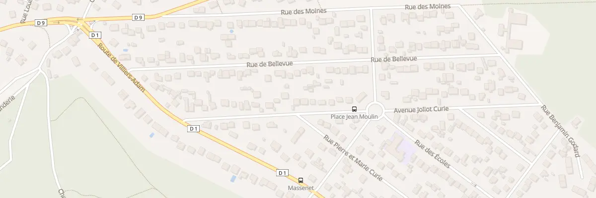 Plan du 29 Av Joliot Curie à Mériel