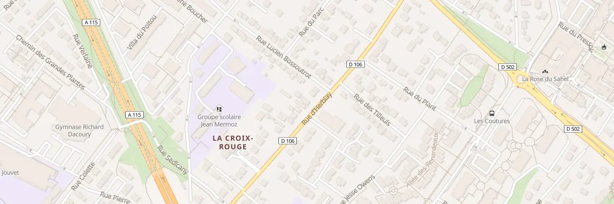Plan du 86 Rue d’Herblay à Taverny