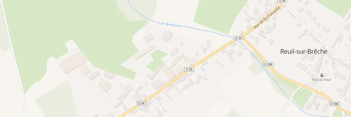 Plan du 38 Rue de la Chaussee à Reuil-sur-Brêche