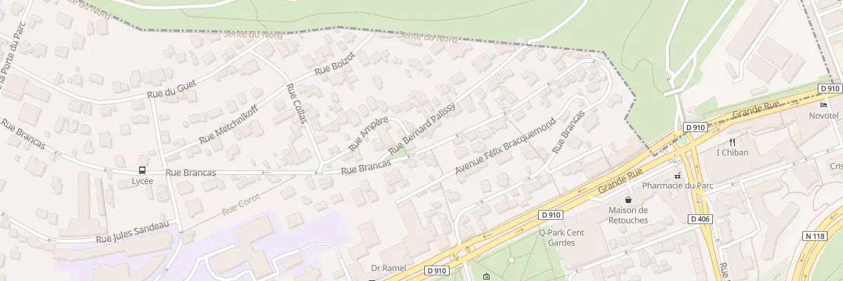 Plan du 36 Rue Brancas à Sèvres