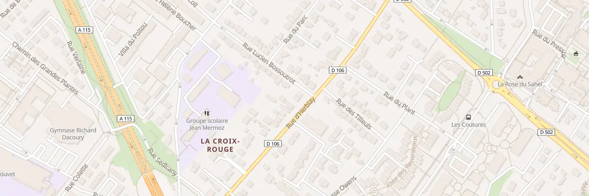 Plan du 84 Rue d’Herblay à Taverny