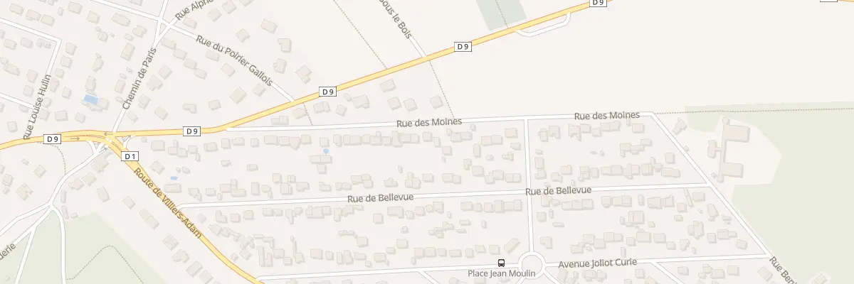 Plan du 36 Rue des Moines à Mériel