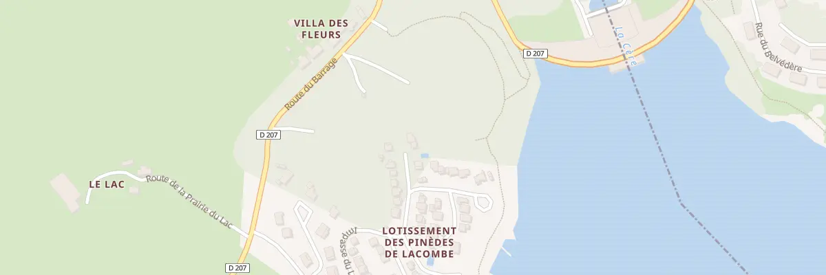Plan du 6108 Lot des Pinedes de Lacombe à Saint-Gérons
