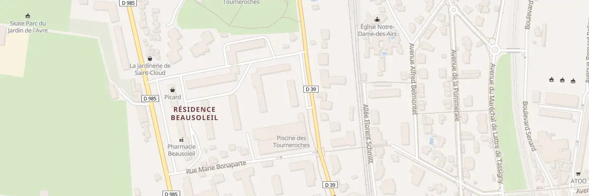 Plan du 21 Rue du Mont Valérien à Saint-Cloud