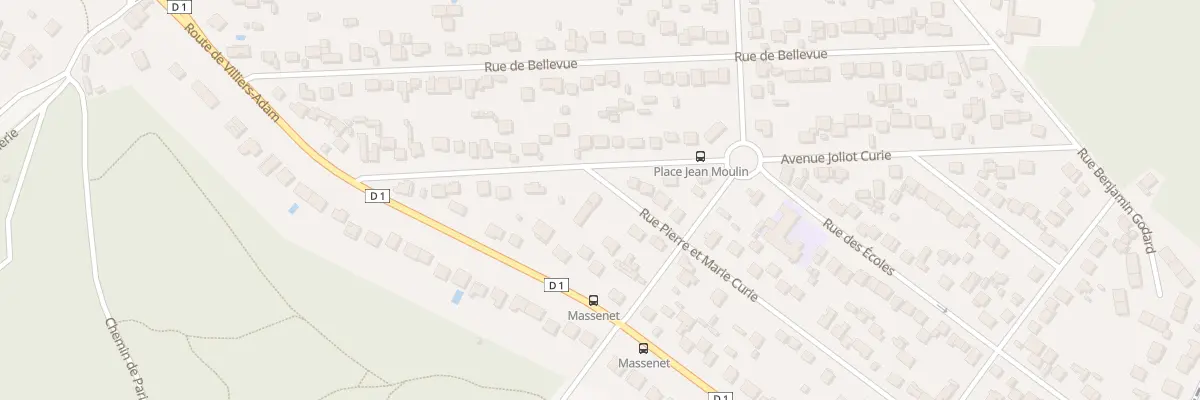 Plan du 4 Rue Pierre et Marie Curie à Mériel
