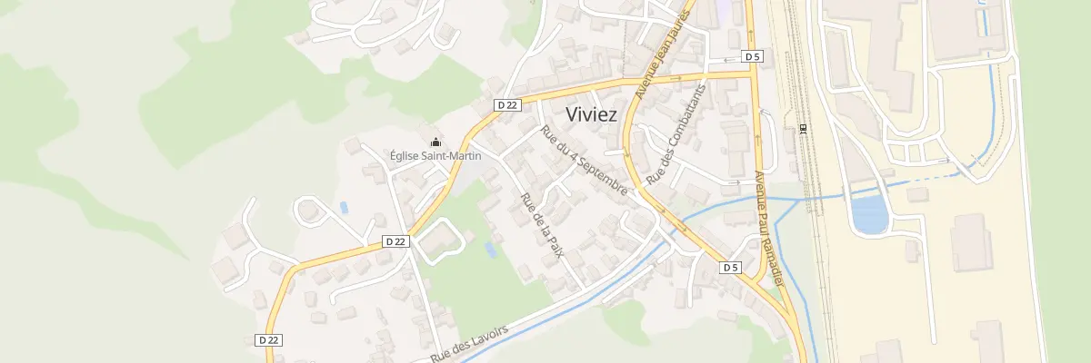 Plan du 3 Rue Traversiere à Viviez