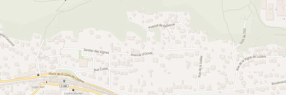 Plan du 23 Av d’Orsay à Palaiseau