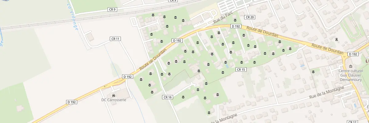 Plan du 65 Rte de Dourdan à Égly