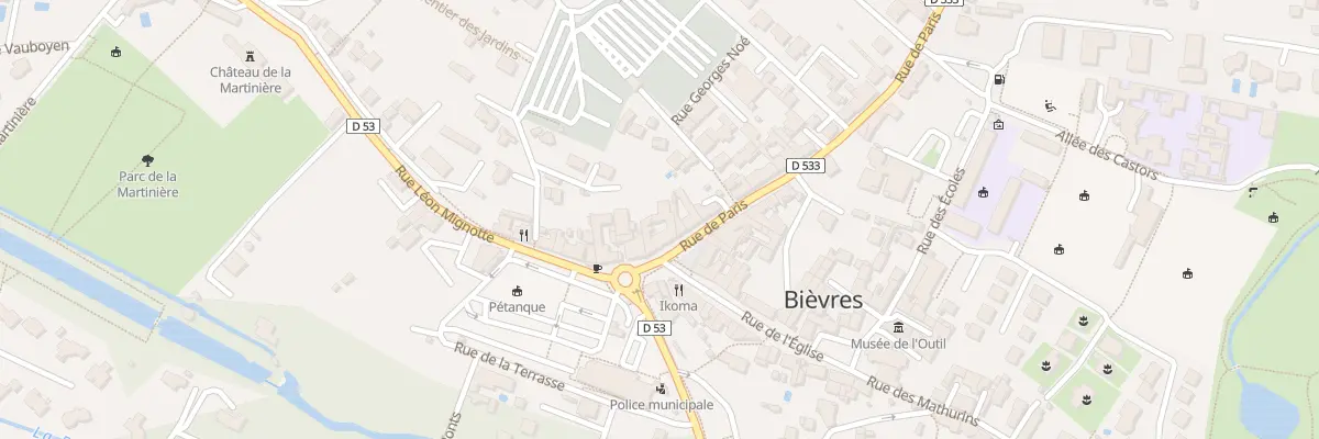 Plan du 5 Rue de Paris à Bièvres