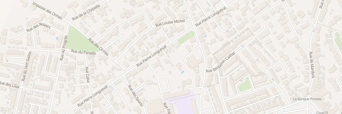 Plan du 423 Rue Pierre Longueval à Loon-Plage