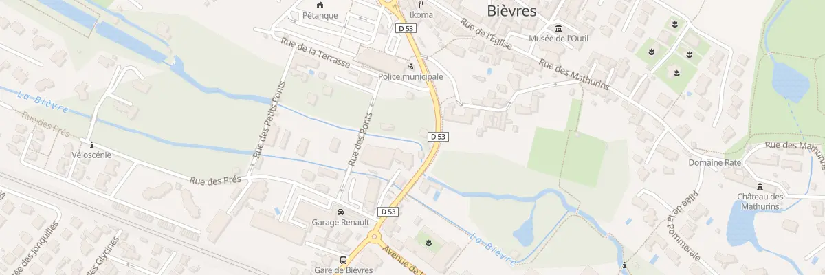 Plan du 12 Rue du Petit Bièvres à Bièvres