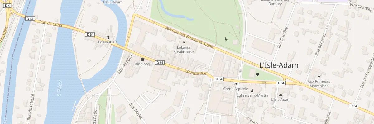Plan du 27 Grande Rue à L’Isle-Adam