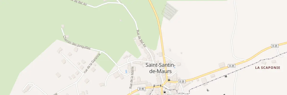 Plan du 5034 Le Bourg à Saint-Santin-de-Maurs
