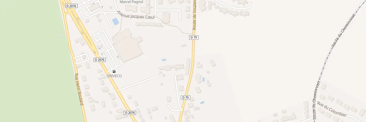 Plan du 13 Rte de Vouzeron à Mehun-sur-Yèvre
