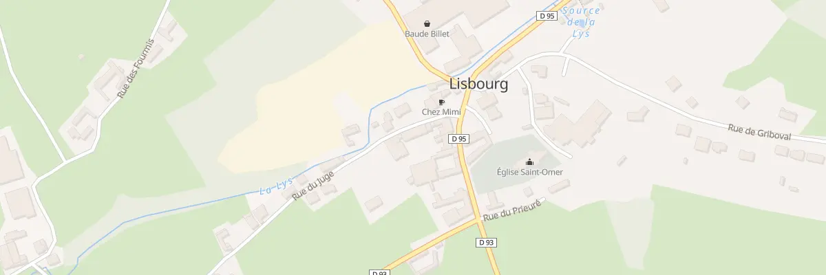 Plan du 1 Rue du Moulin à Lisbourg