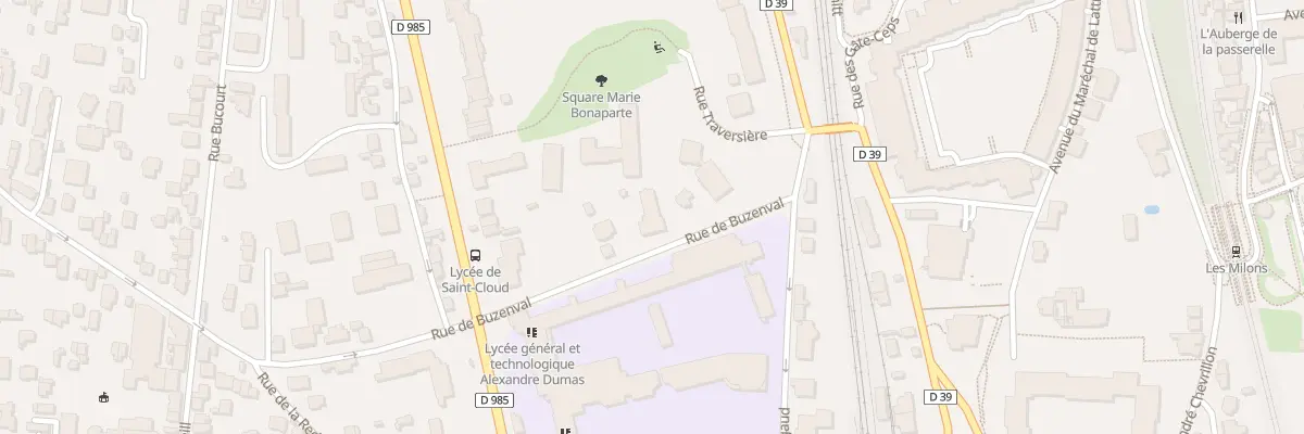 Plan du 2B Rue de Buzenval à Saint-Cloud