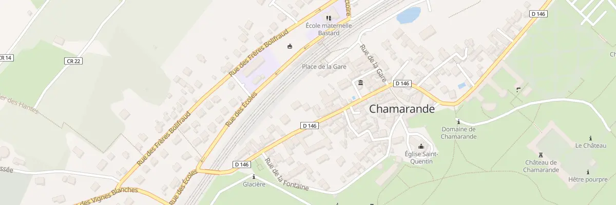 Plan du 15 Rue du Cdt Maurice Arnoux à Chamarande