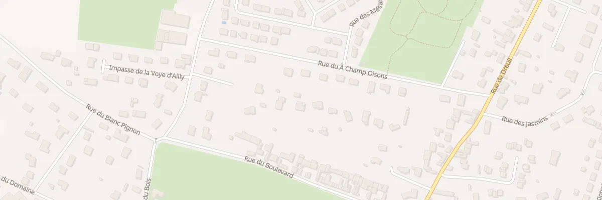 Plan du 29 Rue du Champ à Oisons à Saveuse