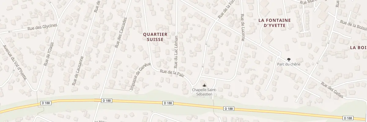 Plan du 19B Rue du Lac Léman à Villebon-sur-Yvette