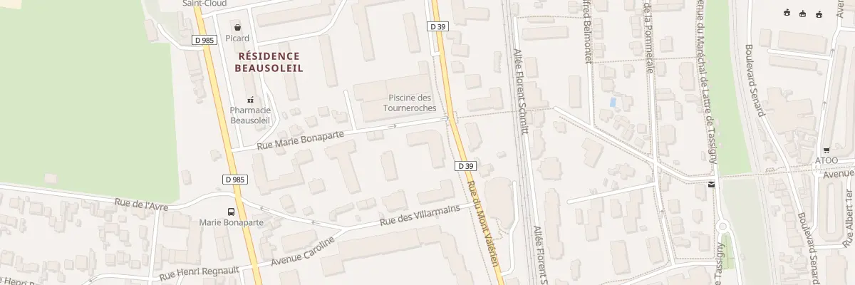 Plan du 11 Rue du Mont Valérien à Saint-Cloud