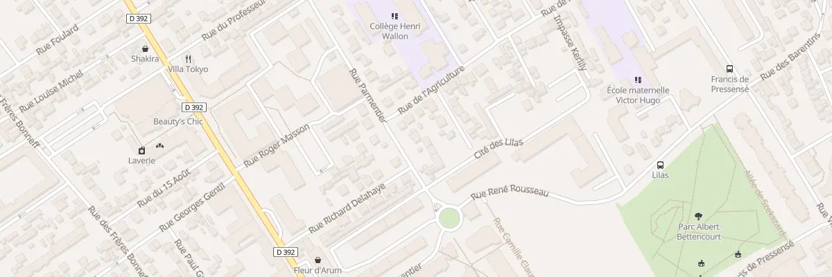 Plan du 28 Rue Parmentier à Bezons
